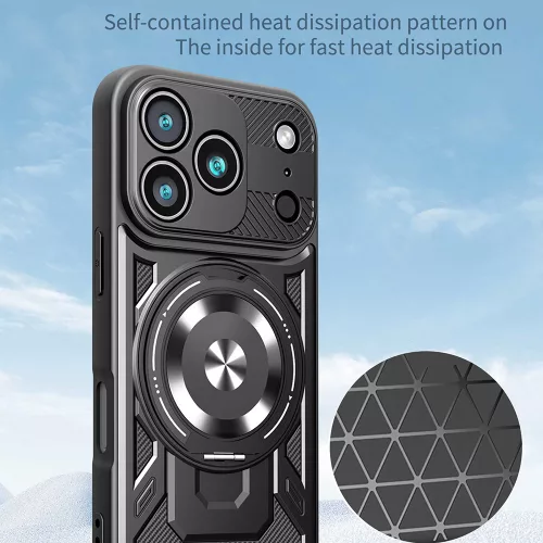 Techsuit - RuggedCam - iPhone 17 Pro - Gray
