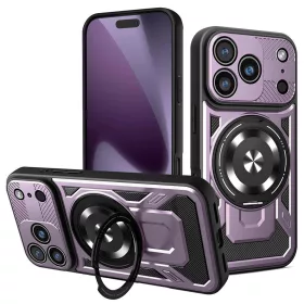 Techsuit - RuggedCam ütésálló tok - iPhone 17 Pro - Lila