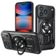 Techsuit - RuggedCam ütésálló tok - iPhone 17 Pro Max - Fekete