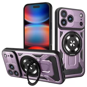   Techsuit - RuggedCam ütésálló tok - iPhone 17 Pro Max - Lila