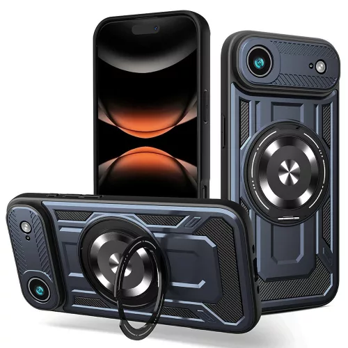 Techsuit - RuggedCam ütésálló tok - iPhone 17 Air - Kék