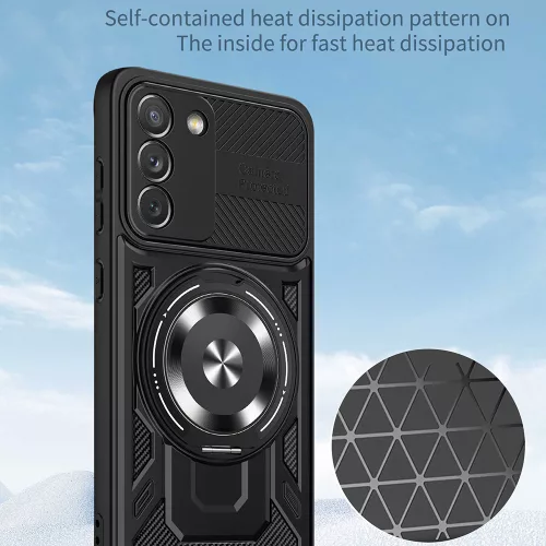 Techsuit - RuggedCam - Samsung Galaxy S21 FE 5G - Black