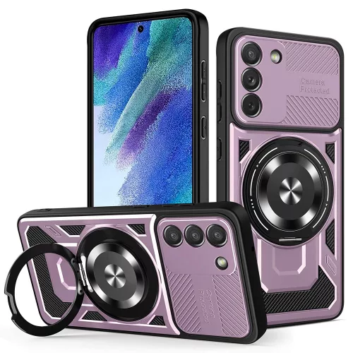 Techsuit - RuggedCam - Samsung Galaxy S21 FE 5G - Purple