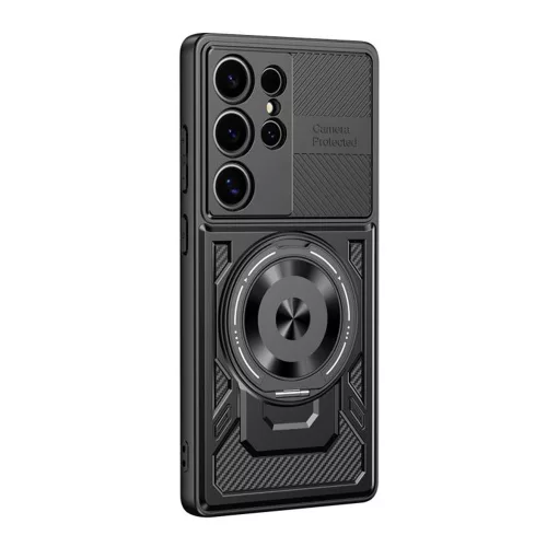 Techsuit - RuggedCam - Samsung Galaxy S22 Ultra 5G - Black