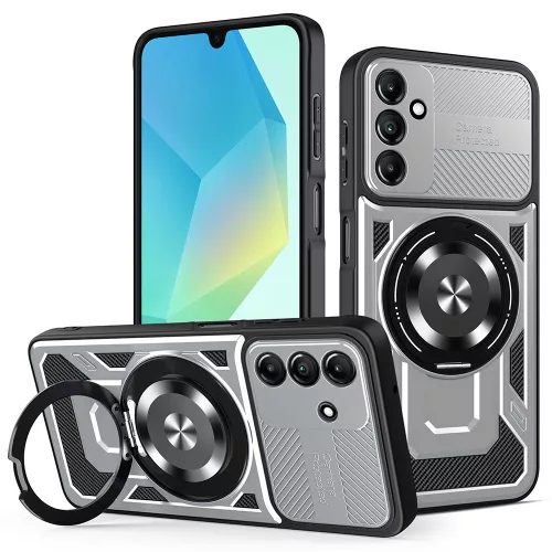 Techsuit - RuggedCam ütésálló tok - Samsung Galaxy A16 4G / A16 5G - Szürke
