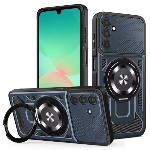 Techsuit - RuggedCam ütésálló tok - Samsung Galaxy A26 5G - Kék