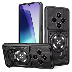   Techsuit - RuggedCam ütésálló tok - Xiaomi Redmi 14C / Poco C75 - Fekete
