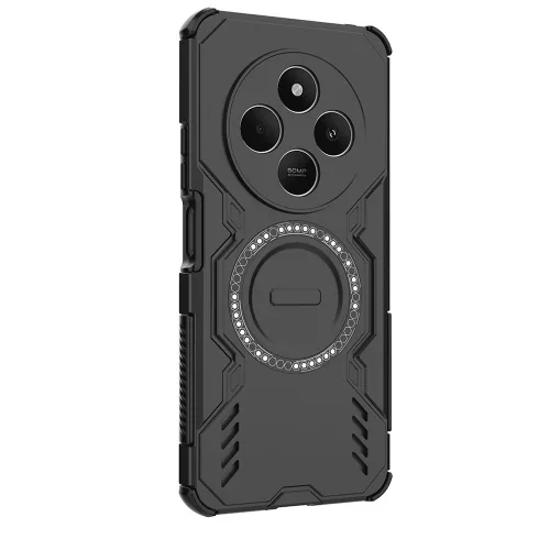 Techsuit - ArmorMag ütésálló tok - Xiaomi Redmi 14C / Poco C75 - Fekete