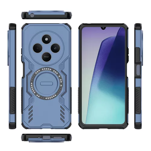 Techsuit - ArmorMag ütésálló tok - Xiaomi Redmi 14C / Poco C75 - Kék
