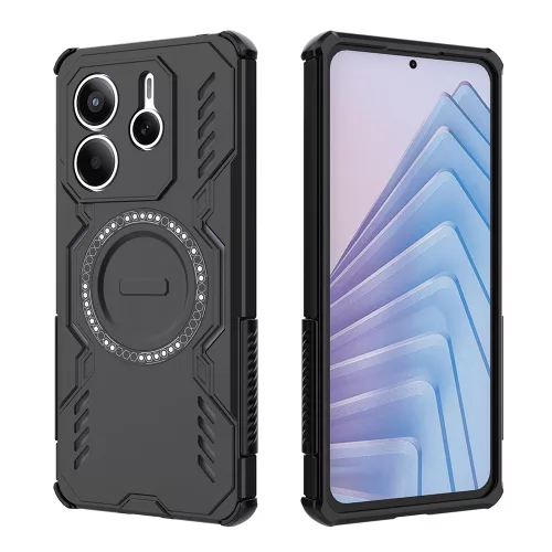 Techsuit - ArmorMag ütésálló tok - Xiaomi Redmi Note 14 5G - Fekete