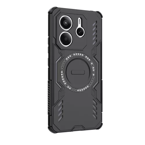 Techsuit - ArmorMag ütésálló tok - Xiaomi Redmi Note 14 5G - Fekete