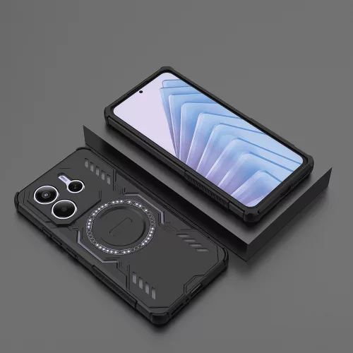 Techsuit - ArmorMag ütésálló tok - Xiaomi Redmi Note 14 5G - Fekete