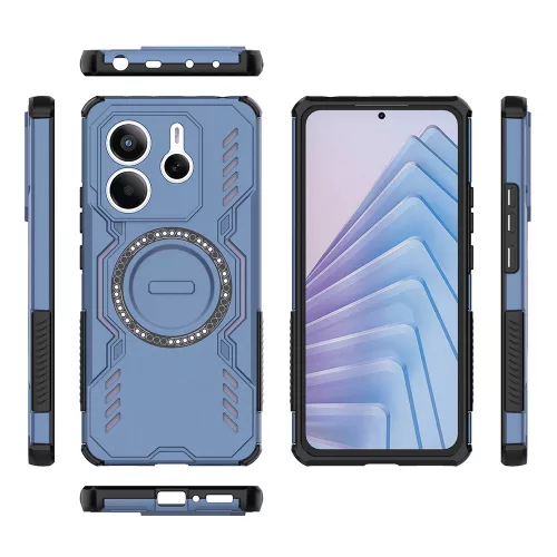 Techsuit - ArmorMag ütésálló tok - Xiaomi Redmi Note 14 5G - Kék