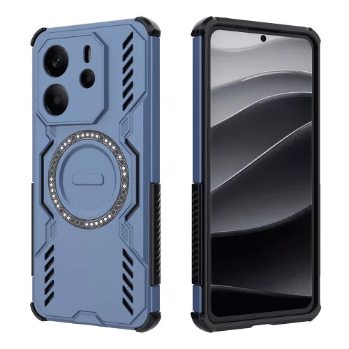 Techsuit - ArmorMag ütésálló tok - Xiaomi Redmi Note 14 4G (Regional) - Kék