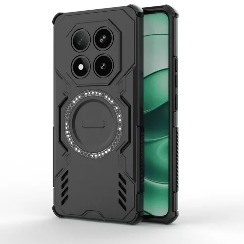 Techsuit - ArmorMag ütésálló tok - Xiaomi Redmi Note 14 Pro 4G - Fekete