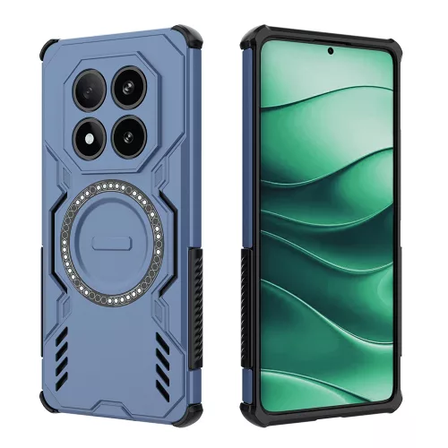 Techsuit - ArmorMag ütésálló tok - Xiaomi Redmi Note 14 Pro 4G - Kék