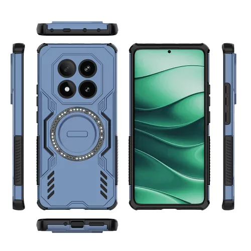 Techsuit - ArmorMag ütésálló tok - Xiaomi Redmi Note 14 Pro 4G - Kék