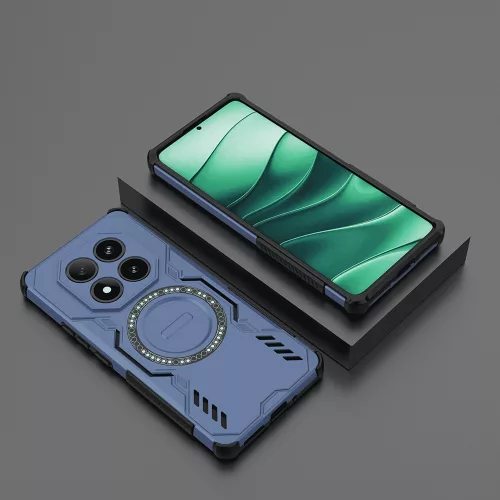 Techsuit - ArmorMag ütésálló tok - Xiaomi Redmi Note 14 Pro 4G - Kék