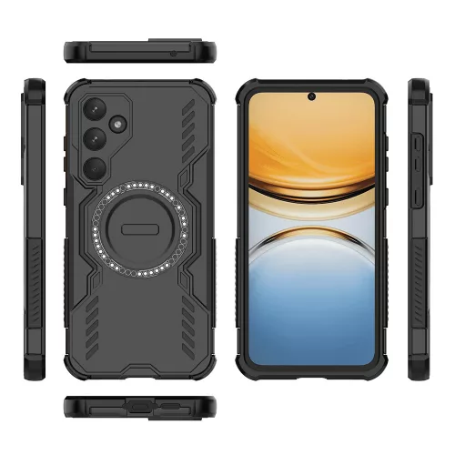 Techsuit - ArmorMag ütésálló tok - Samsung Galaxy A55 5G - Fekete