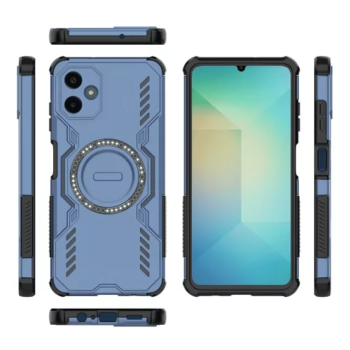 Techsuit - ArmorMag ütésálló tok - Samsung Galaxy A06 4G - Kék
