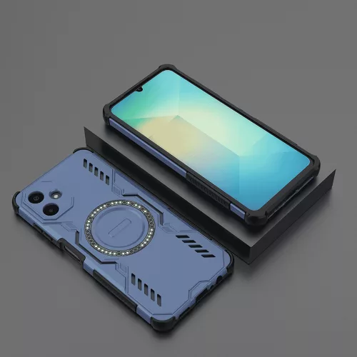 Techsuit - ArmorMag ütésálló tok - Samsung Galaxy A06 4G - Kék