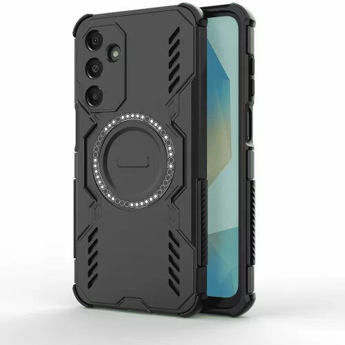 Techsuit - ArmorMag ütésálló tok - Samsung Galaxy A16 4G / A16 5G - Fekete