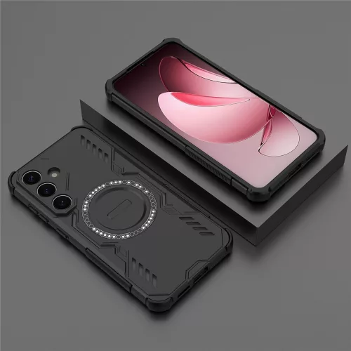 Techsuit - ArmorMag ütésálló tok - Samsung Galaxy S25 - Fekete