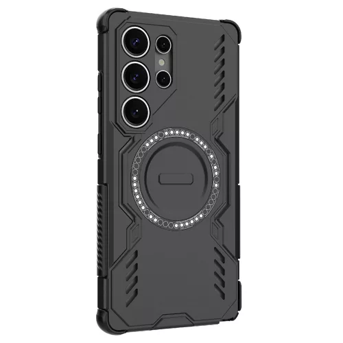 Techsuit - ArmorMag ütésálló tok - Samsung Galaxy S25 Ultra - Fekete