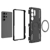 Techsuit - ArmorMag ütésálló tok - Samsung Galaxy S25 Ultra - Fekete