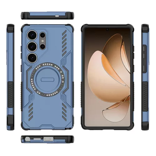Techsuit - ArmorMag ütésálló tok - Samsung Galaxy S25 Ultra - Kék