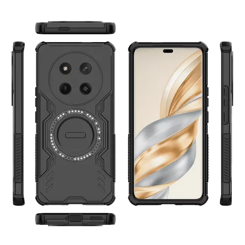 Techsuit - ArmorMag ütésálló tok - Honor Magic7 Lite / X9c - Fekete