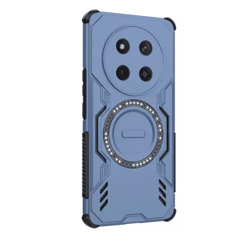 Techsuit - ArmorMag ütésálló tok - Honor Magic7 Lite / X9c - Kék