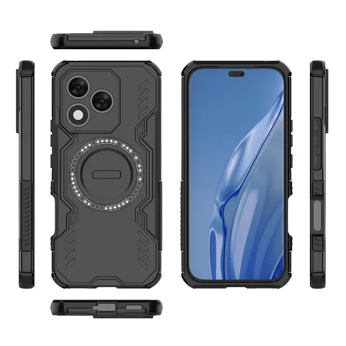 Techsuit - ArmorMag ütésálló tok - Honor 400 Lite - Fekete