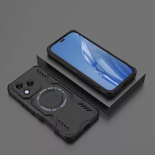 Techsuit - ArmorMag ütésálló tok - Honor 400 Lite - Fekete
