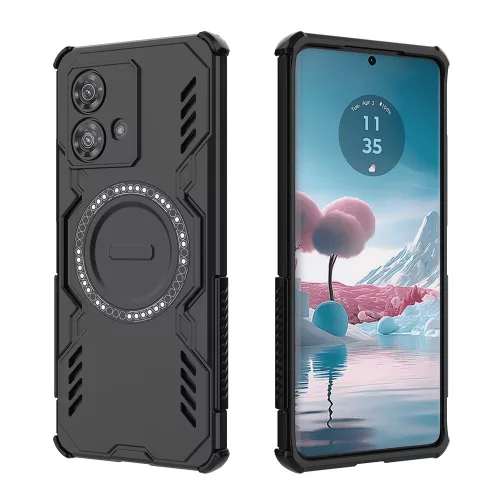 Techsuit - ArmorMag ütésálló tok - Motorola Edge 40 Neo - Fekete