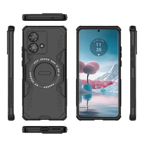Techsuit - ArmorMag ütésálló tok - Motorola Edge 40 Neo - Fekete