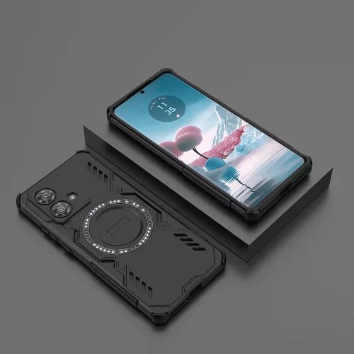 Techsuit - ArmorMag ütésálló tok - Motorola Edge 40 Neo - Fekete