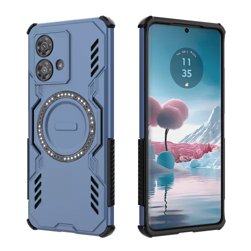 Techsuit - ArmorMag ütésálló tok - Motorola Edge 40 Neo - Kék