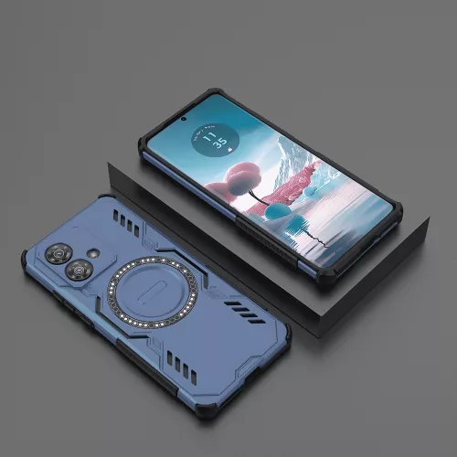 Techsuit - ArmorMag ütésálló tok - Motorola Edge 40 Neo - Kék
