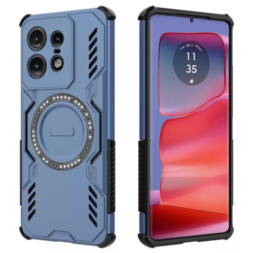Techsuit - ArmorMag ütésálló tok - Motorola Edge 50 Pro - Kék