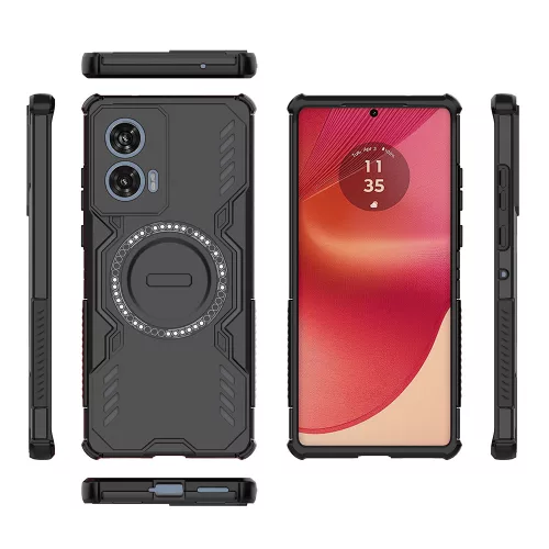 Techsuit - ArmorMag ütésálló tok - Motorola Edge 50 Fusion - Fekete