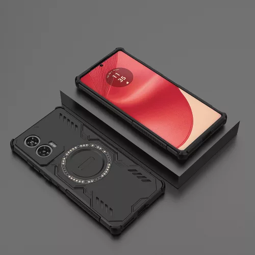 Techsuit - ArmorMag ütésálló tok - Motorola Edge 50 Fusion - Fekete