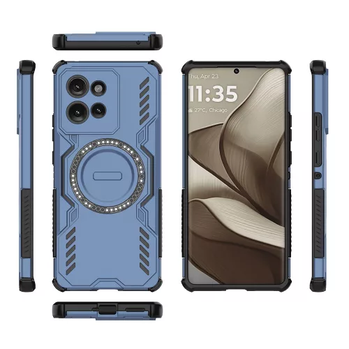 Techsuit - ArmorMag ütésálló tok - Motorola Edge 50 - Kék
