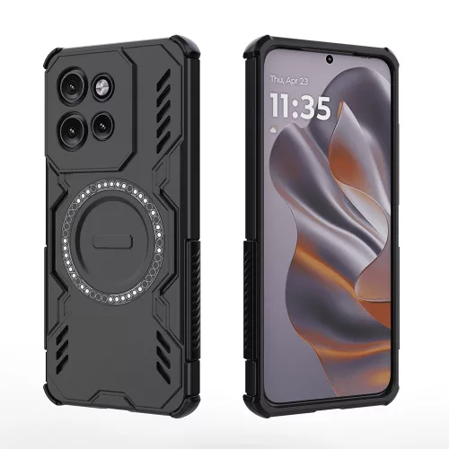 Techsuit - ArmorMag ütésálló tok - Motorola Edge 50 Neo / Edge 60 Neo / Motorola ThinkPhone 25 - Fekete