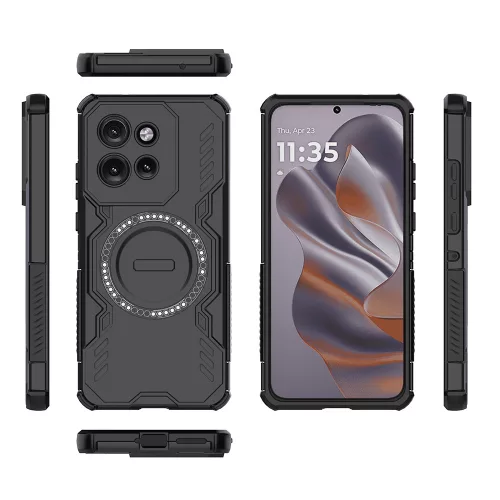 Techsuit - ArmorMag ütésálló tok - Motorola Edge 50 Neo / Edge 60 Neo / Motorola ThinkPhone 25 - Fekete