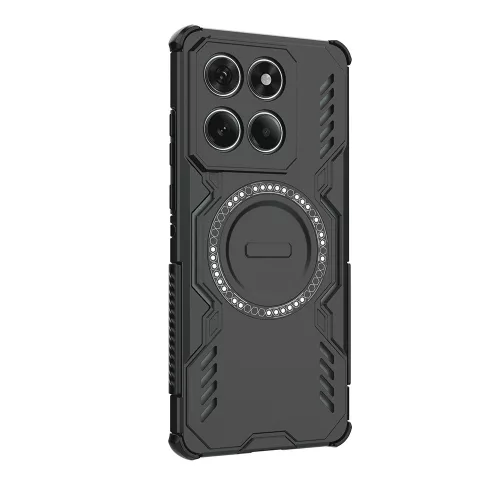 Techsuit - ArmorMag ütésálló tok - Motorola Edge 60 / Edge 60 Fusion - Fekete