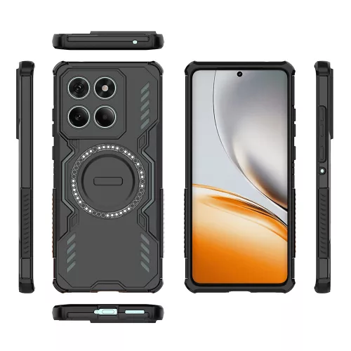 Techsuit - ArmorMag ütésálló tok - Motorola Edge 60 / Edge 60 Fusion - Fekete