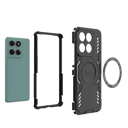 Techsuit - ArmorMag ütésálló tok - Motorola Edge 60 / Edge 60 Fusion - Fekete