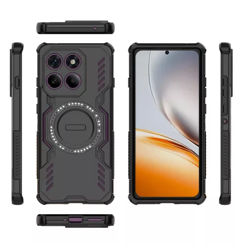 Techsuit - ArmorMag ütésálló tok - Motorola Edge 60 Pro - Fekete