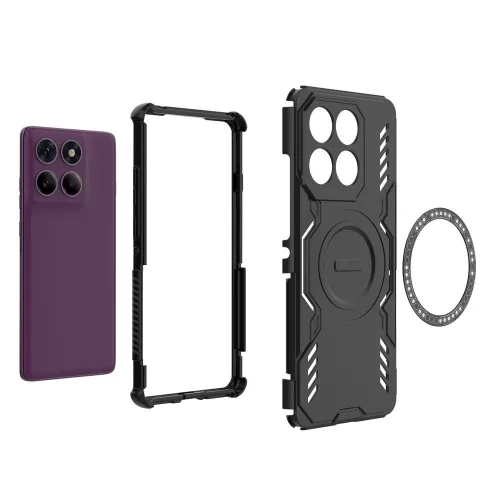Techsuit - ArmorMag ütésálló tok - Motorola Edge 60 Pro - Fekete